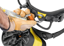 Load image into Gallery viewer, Black Falcon harness showcasing attachment points for limited weight items