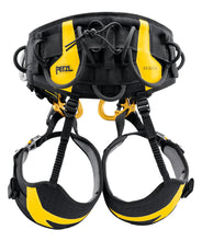 Load image into Gallery viewer, black and yellow sequoia harness rear view