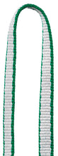 Load image into Gallery viewer, Green and White Webbing
