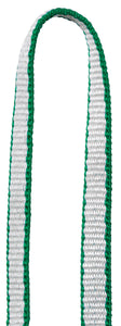 Green and White Webbing