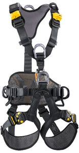 Petzl Avao Bod Fast Preofessional rescue harness, international version, balck with yellow components Width= "259" Height= "500"