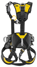Load image into Gallery viewer, Full rear view of Petzl Volt Wind harness, international version &quot;Width&quot;=674 &quot;Height&quot;=1200