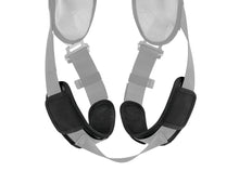 Load image into Gallery viewer, View of leg loop padding attached to Petzl Newton Harness