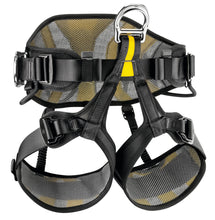Load image into Gallery viewer, Black harness with yellow highlights