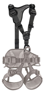 Chest Harness Black shown with main harness