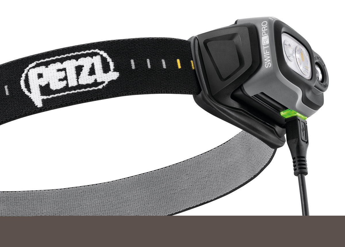 Petzl - SWIFT RL PRO Ultra-Powerful Lightweight Rechargeable Headlamp –  Security Pro USA