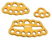 Load image into Gallery viewer, Petzl Paw rigging plate in three sizes, yellow "Width"=1200 "Height"=913
