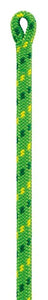 Petzl Flow 11.6 mm rescue rope with pre-sewn termination, green in color Width= "193" Height= "500"