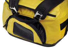 Load image into Gallery viewer, close up on side pocket of Petzl Duffel 65 bag