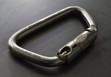 Load image into Gallery viewer, Rock Exotica rocksteel carabiner Width= "1000" Height= "700"