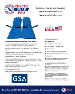 Rescue Gear Pro Cryogenic Gloves