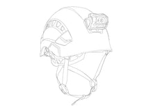 Load image into Gallery viewer, Petzl SLOT ADAPT Headlamp Mount for VERTEX &amp; STRATO Helmets