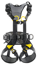 Load image into Gallery viewer, Black harness with yellow highlights