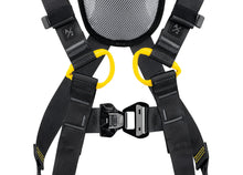 Load image into Gallery viewer, Close-up on buckles of Petzl Newton Fast harness Width=&quot;1200&quot; Height=&quot;861&quot;
