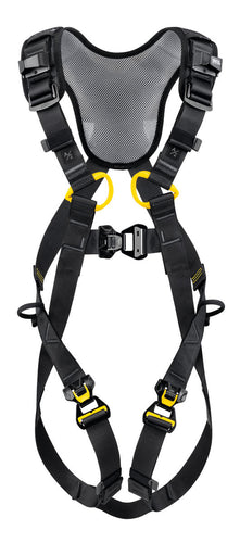 Petzl Newton Fast internationsall version rescue harness in black and yellow color Width=