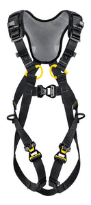 Petzl Newton Fast internationsall version rescue harness in black and yellow color Width=
