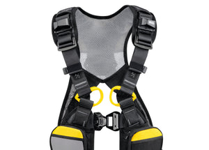 top half closeup of Petzl Newton Easyfit harness, international version "Width"=1200 "Height"=861