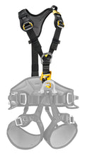 Load image into Gallery viewer, black and yellow TOP CROLL® L show with lower harness