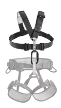 Load image into Gallery viewer, Petzl Chest&#39;Air harness attached to seat harness &quot;Width&quot;=682 &quot;Height&quot;=1200