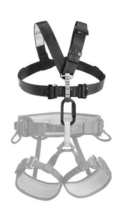 Petzl Chest'Air harness attached to seat harness "Width"=682 "Height"=1200