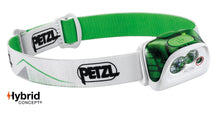 Load image into Gallery viewer, Petzl Actik compact headlamp in Green color Width= &quot;1200&quot; Height= &quot;622&quot;