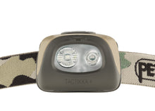 Load image into Gallery viewer, close-up view on lamp of Petzl Tactikka Plus headlamp &quot;Width&quot;=1200 &quot;Height&quot;=861
