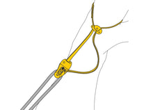Load image into Gallery viewer, illustration of installed Petzl Eject Friction Saver