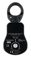 Load image into Gallery viewer, black Petzl Spin &quot;L1&quot; pulley with swivel Width=&quot;647&quot; Height=&quot;1200&quot;