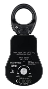 black Petzl Spin "L1" pulley with swivel Width="647" Height="1200"