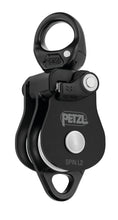 Load image into Gallery viewer, black Petzl Spin L2 double pulley with swivel Width=&quot;645&quot; Height=&quot;1200&quot;