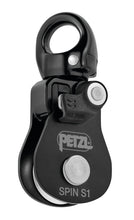 Load image into Gallery viewer, Petzl spin S1 pulley in black &quot;Width&quot;=729 &quot;Height&quot;=1200