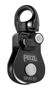 Petzl spin S1 pulley in black "Width"=729 "Height"=1200